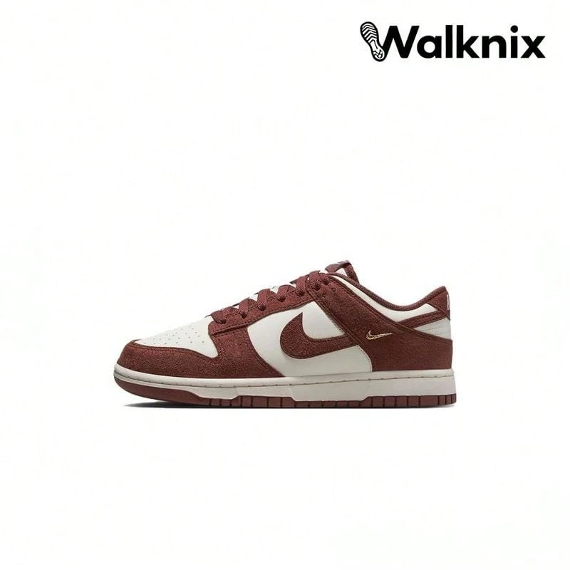 Nike Dunk Low 'Sail Red Sepia' Metallic-Gold Sneakers Women IB4417-104 - Multicolor - View 1