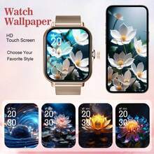 SIMSONLAB 2026升级版通用智能手表，支持无线通话、多功能、信息提醒、闹钟、音乐播放、接听电话，时尚外观，经久耐用，男女皆宜。 - 彩色 - 查看 11