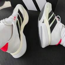 Adidas Men's Adizero Boston13 Marathon Running Shoes - Shock Absorption, Wear Resistance, And Breathability - Black and White - View 3