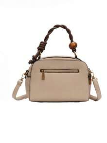 Boston Tote Pillow Bag, New Style, Super Soft, Large Capacity, Crossbody, Women's Bag - trắng - Xem 7