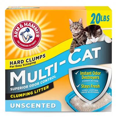 Unscented Multi Cat Clumping Litter 20 Pound