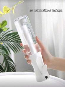 1个多功能高压连续喷雾瓶，超细雾化，适用于面部补水、美发沙龙、花园浇水，塑料喷雾瓶，园艺工具 - 黑色-1pc - 查看 5