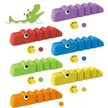 6pcs/Set Children's 3-5 Years Old Non-Slip Balancing Sensory Toys Stones, Indoor & Outdoor Coordination Game Obstacle Training - Multicolor - View 6