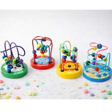 Educational Toy Mini Wire Roller Coaster Montessori Fun - Pedagogical - Maze - Montessori Rojo - Ver 3