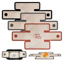 3 件装不粘可重复使用烘焙垫 - 适用于 9x5/10x5 英寸面包模具，易脱模，快速清洁，自制面包烘焙工具 - 彩色 - 查看 13