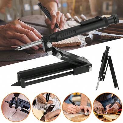 Multifunktionales Anreißwerkzeug- DIY Holzbearbeitungs-Anreißlehre Anreißer