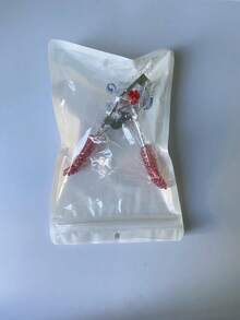 1pc Semi-Transparent Plastic Glitter Handle Eyelash Curler, With/Without Comb, Eyelash Curling Assistant, With Raised Dots Shaping Clamp, Soft Rubber Pad, Makeup Beauty Tool, Cute Gift - Multicolor - View 7