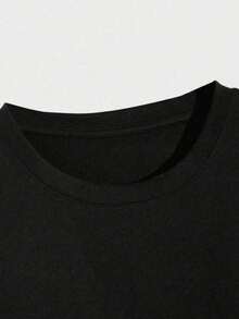 Men T-Shirts - 黑色 - 查看 3
