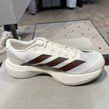 Adidas 男士 Adizero Evo 运动训练跑步鞋 - 米色/棕色 - 查看 2