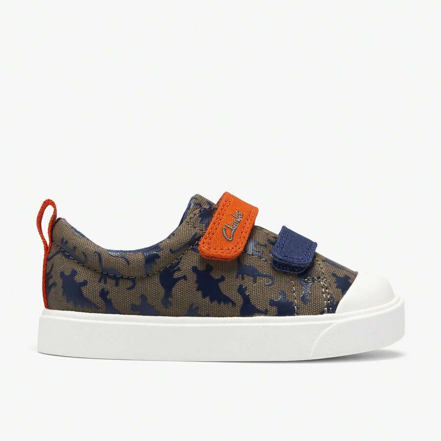 Clarks City Path T - Green - View 1