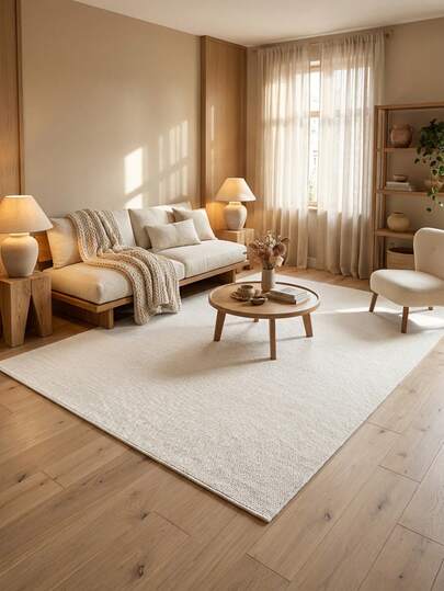 White Silica Gel-Like Floor Mat, Suitable For Wood Floor Entrance, Laundry Room, Hallway, Bedroom, Kitchen, Living Room And Dining Room, Fashionable Large Size Rug - Indoor All-Season Home Decor, Doormat, Machine Washable Non-Slip, Suitable For Hallway Carpet, Bedroom Carpet, Kitchen Carpet, Bedside Carpet, Living Room Carpet, Home Decor, Kitchen Decor, Living Room Decor