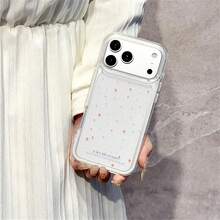 1pc Transparent Starry Sky Phone Case - Shockproof Cover, Minimalist Celestial Aesthetic Compatible With IPhone17/17Air/17PRO/17PROMAX/16/7/8/11/12/13/14/15/X/XR/Xs/Plus/Pro/Pro Max/SE2 - Multicolor - View 7