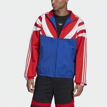 Adidas Balanta Track Top Retro Sports Casual Jacket Blue Red Tops Men - Nhiều màu - Xem 3