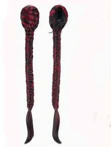 Tóc nối dài 24 inch kiểu Châu Âu và Mỹ, thẳng, tết đuôi cá, làm từ chất liệu tổng hợp. - Nhiều màu - Xem 13