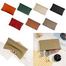 PU皮革自动闭合钱包零钱包超薄便携手拿包大容量化妆包手机包钱袋卡包手提包 - 彩色 - 查看 3