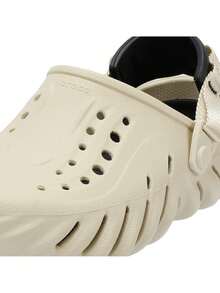 Crocs Unisex-Adult Echo Clog - Xương/Đen - Xem 8