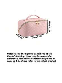 1pc High-Quality Large Capacity Convenient Pillow Makeup Bag, Travel Toiletry Organizer - Multicolor - View 9