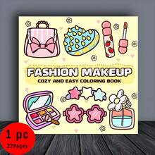 Fashion Makeup Theme Drawing Book, 22 Unique And Interesting Illustrations, Challenge Your Thinking - Unique Art Design, Creative Expression, Fun And Unique, Halloween, Christmas, Thanksgiving Gifts, High Quality Paper - Single Piece - View 7
