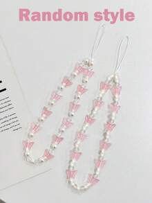 Bowknot Painted Transparent Painted Bracelet Strap Minimalist Fashion Creative Shockproof Phone Case Compatible With Ip 17/Ip 17pro/Ip 17promax/ IP16/11/16pro/16plus/16promax/16e/15Promax/13/14/12/XS/XR/7G/8P, Compatible With Samsung Galaxy S25/S25PLUS/S25 Ultra/A16/A36/A26/A56/A50/A12/A32 S26 S26PLUS - Multicolor - View 6