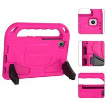 Lightweight Handheld Tablet Protective Case With Screen Protector, Sturdy Handle Stand Protective Cover - Hot Pink - View 19
