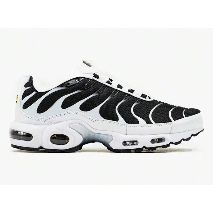 Promotion: Air TN Plus Max Premium Men's And Women's Vapor Bubble Cushioning Springs Tennis Shoes For Parties, Gym, Fitness, And Outdoor Activities. - 白色 黑色 - 查看 1