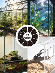 1pc Fish Tank/Reptile Temperature Sticker, Suitable For Aquarium, Turtle, Lizard, Reptile, Outdoor Greenhouse, Greenhouse - Patch Type - View 4