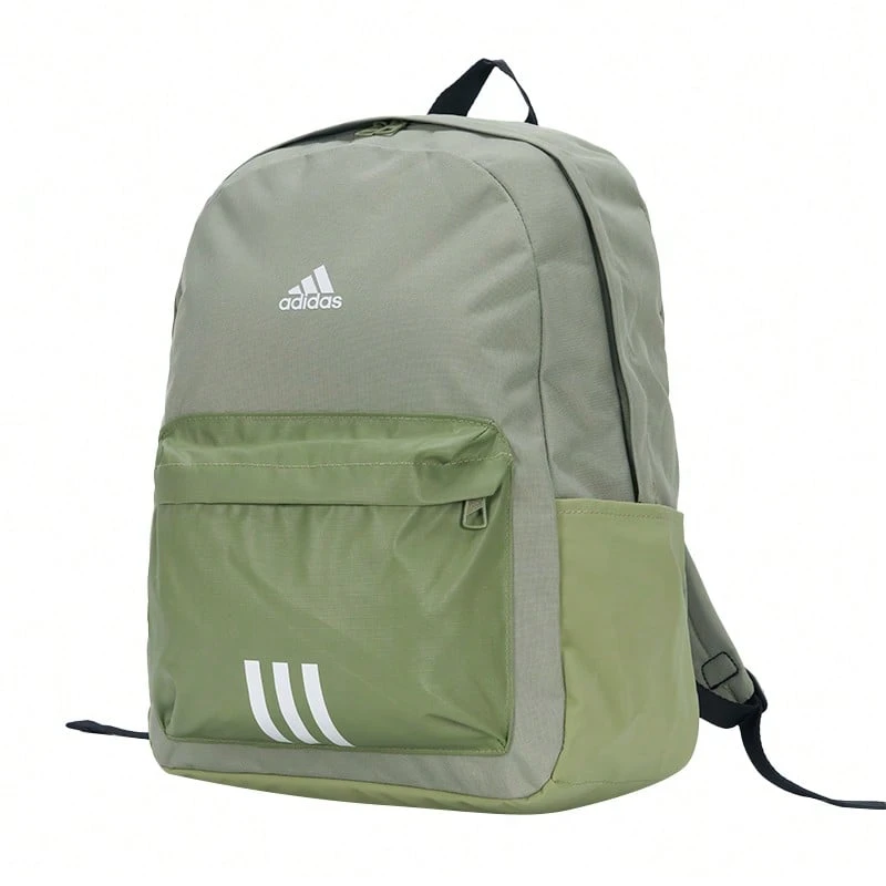 Adidas CLSC BOS 3S BP Unisex Casual Backpack, Sports Bag, Daily Backpack, Student Backpack KC9894 - Tent Green/white - View 1