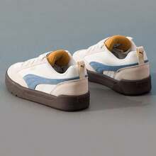 Puma Unisex Lightweight & Comfortable Sneakers, Park Lifestyle OG PRM Low-Top Casual Everyday Shoes, Style No. 405264-01 - Warm White-snow White-khaki - View 1