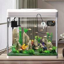 1个/3个装水族箱温度计，爬行动物吸盘式宠物鱼缸防水电子温度计带探头，数字水族箱精准温度计带记忆功能，适合家庭使用 - 查看 7