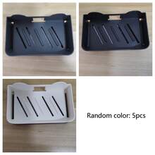 No Drill Wall Mounted Soap Dish Holder, Suitable For Home Bathroom. Minimalist Design With Hook To Prevent Water Accumulation. Easy To Install Bathroom Soap Sponge Rack. - Soap Box - View 11