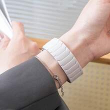 1PC Soft Silicone Magnetic Watch Band With TPU Full Coverage Protective Case Compatible With Watch 5 Active - Watch 5 Active - View 10