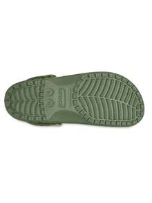 Crocs Unisex-Adult Classic Graphic Clogs - Army Green Camo - View 5