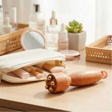 Lymphatic Gua Sha Facial Brush, Chin & Jawline Sculpting, Facial Detox Massager, Ergonomic Design Contouring Skin, Acupressure Massage Tool For Face & Eyes - Multicolor - View 9