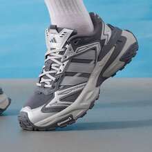 Adidas XLG STORM EDGE Men's And Women's Chunky Chunky Shoes, Lightweight, Comfortable, Durable, Cushioning, Sports Shoes, Daily Commuting, Travel, Casual Shoes KK1002 - Light Gray/dark Gray - View 8