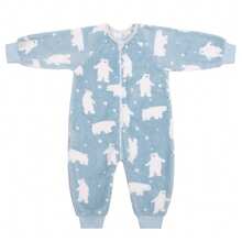 1 件装婴儿睡袋，1.5 Tog 长袖带脚襁褓睡袋，适合 1-3 岁宝宝。 - 北極熊 - 查看 4