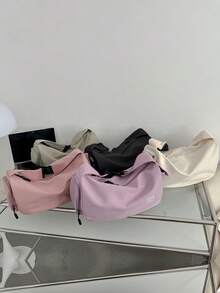 Bolsa de gimnasio deportiva de gran capacidad para fitness y yoga, mochila de viaje para mujeres y niñas, bolsa de almacenamiento y entrenamiento para playa, universidad, ejercicio, pilates, equipo de pilates, bolsa de playa para mujeres, vacaciones de verano, viaje en crucero, artículos esenciales - Multicolor - Ver 5
