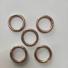 5pcs Round Keychain Clips, Carabiners, Suitable For Keys, Buckles, Bags, Wallets - Keychain Hooks Replacement, DIY Crafts, Gifts, Souvenirs, Car Accessories, Cute Goth Y2K - Multicolor - View 17