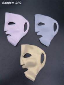 2pcs Reusable Anti-Wrinkle Silicone Face Mask Holder, For Applying Easily Drying Masks, Moisturizing Mask Cover, Prevent Moisture Evaporation, Facial Beauty Tool, Washable - Multicolor - View 14