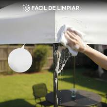 ¡RecomendadoToldo Plegable Profesional: Estructura Reforzada con Lona Oxford 420D y Kit de Anclaje para Uso Rudo en Exteriores y Campismo. (Blanco, 3x3)¡Top de Temporada - Blanco - Ver 5
