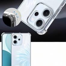2件裝透明Moto手機殼，適用於Moto Edge50 Neo/Moto G86/Moto G24/Moto G14/Moto E14/Moto G06。防震手機殼、極簡手機殼、時尚手機殼、純色手機殼、手機保護殼，親膚不刮傷、耐衝擊、防塵且防靜電。 - 透明1 - 查看 6