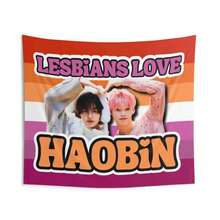 Zb1 Haobin Lesbian Concert Flag Banner,  Hao Hanbin Kpop Flag, Zb1 Members Merch, Gift Idea Zerose, Birthday Gift & Concert Merch - 1PC - 查看 3