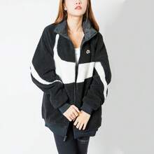 Nike Big Swoosh Reversible Boa Jacket 'Black' Outerwear Men - 彩色 - 查看 4