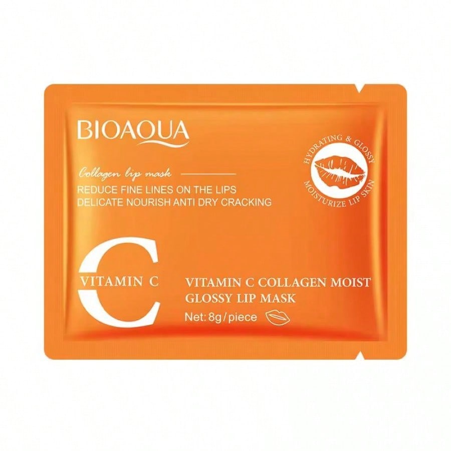 Bioaqua Parches para Ojos de Vitamina C y Colágeno 7.5g - Iluminadores, Hidratantes y Reafirmantes
