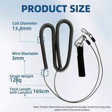 Extended Design Steel Fishing Rods Safety Wire Heavy Duty Outdoor Fishing Reinforcement - Multicolor - View 4
