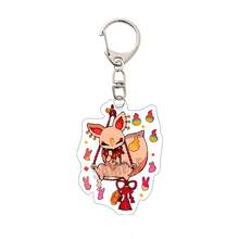 2026新款动漫亚克力卡通钥匙扣，可爱收藏礼物，适合送给朋友、节日、生日 - 彩色 - 查看 10