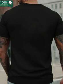 Men T-Shirts - 黑色 - 查看 2