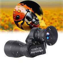 Portable Monocular Telescope 10x20 Mini Pocket Zoom Monocular Telescope Compact High Powered Adults Waterproof Small Telescope Handheld For Bird Watching Hunting Camping Hiking Traveling - A - View 1