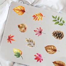 SCXXBSW 50pcs Autumn Stickers, Cute Cartoon Stcikers For DIY Purposes Such As Skateboarding, Water Bottles, Laptops, And Mobile Phones - A - View 7