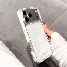 1pc Transparent Starry Sky Phone Case - Shockproof Cover, Minimalist Celestial Aesthetic Compatible With IPhone17/17Air/17PRO/17PROMAX/16/7/8/11/12/13/14/15/X/XR/Xs/Plus/Pro/Pro Max/SE2 - Multicolor - View 9