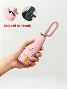 Mini Folding Umbrella, Pocket-Sized Waterproof Portable Travel Umbrella, Sun Umbrella For Women With UV Protection, 2-In-1 Compact Lightweight Windproof Umbrella, Vacation Essentials - Multicolor - View 20